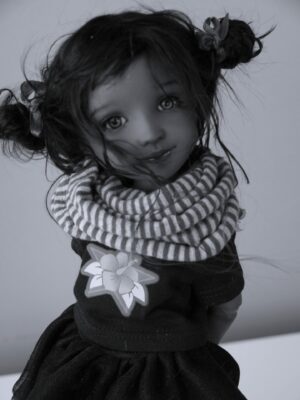 ruby red doll big scarf