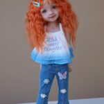 ruby red doll bright red hair