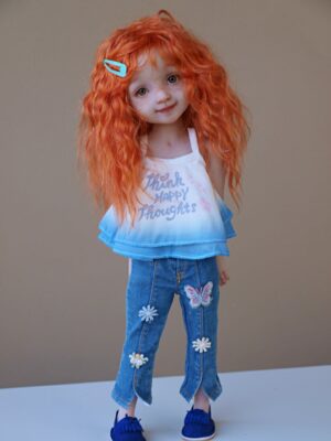 ruby red doll bright red hair